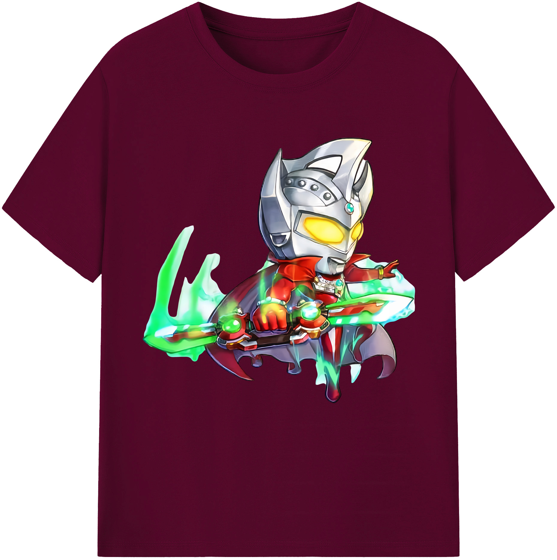 （画像用） ウルトラマン Ultraman レディースカジュアルプリントTシャツ（綿100％）